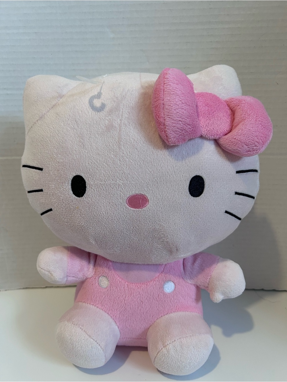 TY 2014 Hello Kitty Pink Plush with Pink Bow 12”